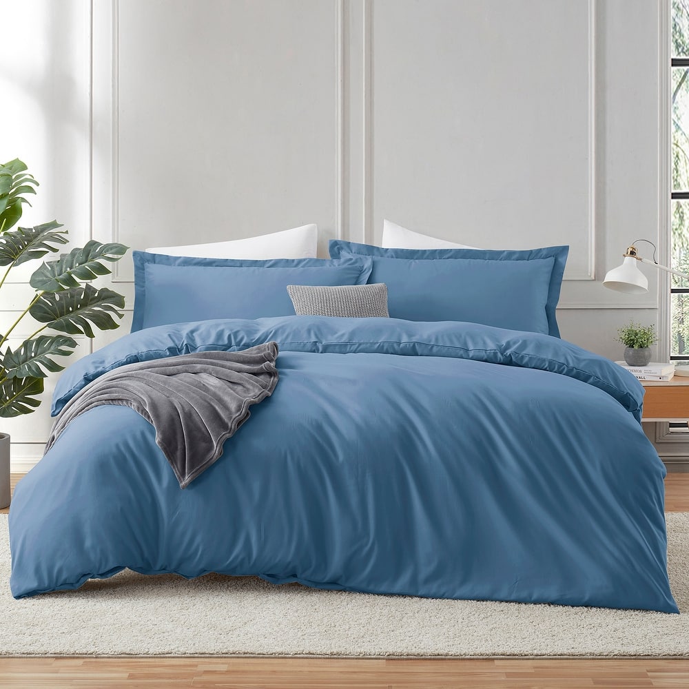 Empyrean Duvet Cover With Fitted Sheet Soft Double Brushed Bedding Set
