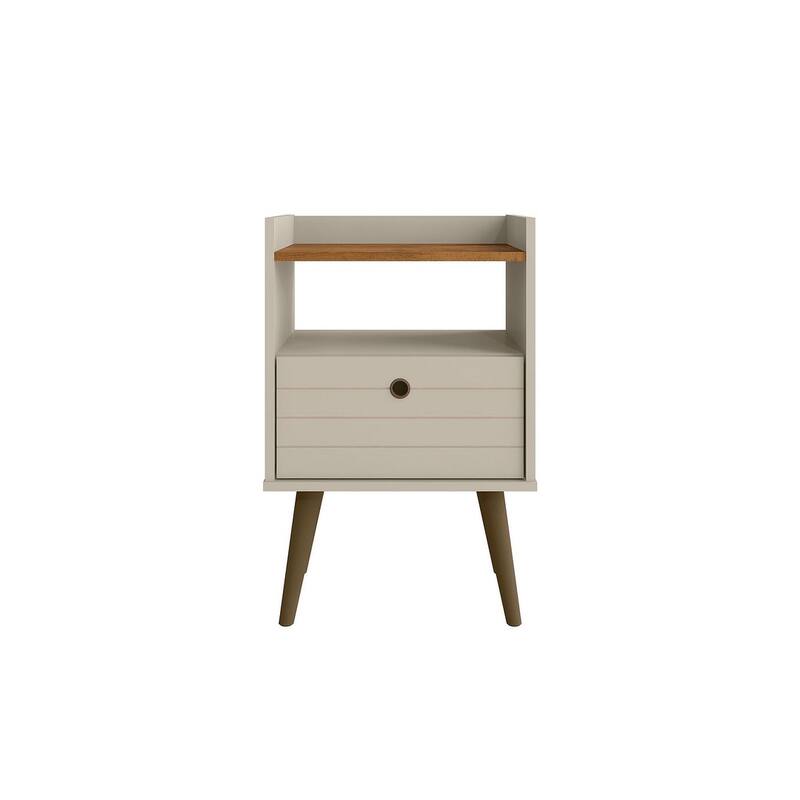 Manhattan Comfort Bogart Mid-Century Modern Nightstand