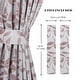 preview thumbnail 7 of 5, Superior Leaves Machine Washable Room Darkening Grommet With Ties Blackout Curtains, Set of 2