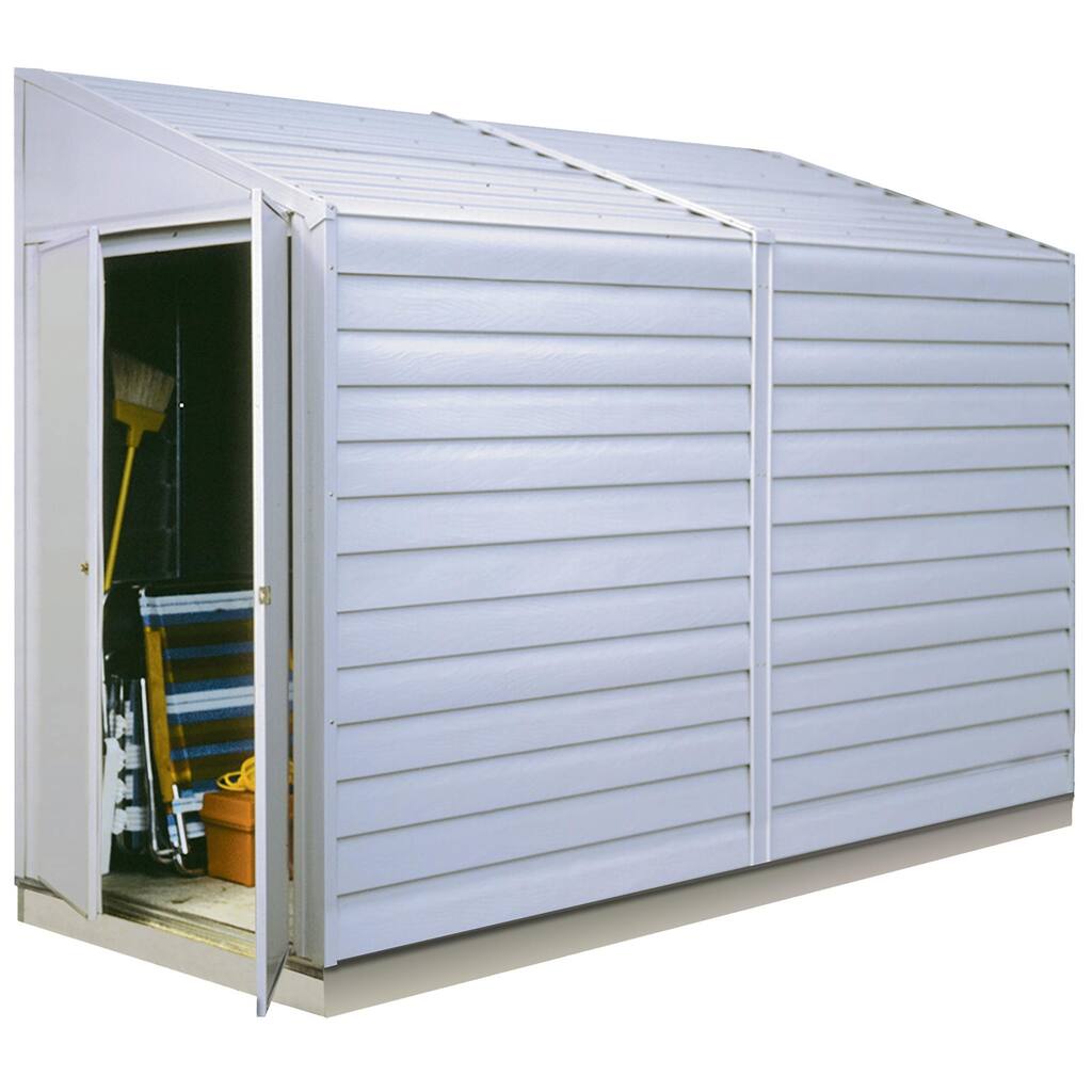 Arrow Yardsaver (4' x 10') Steel Shed - 4.1 x 9.7 x 6.8 ft