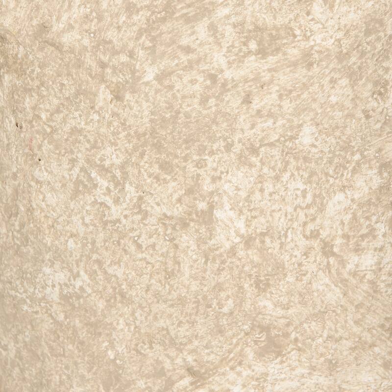 Rama Small Beige Paper Mache Floor Vase