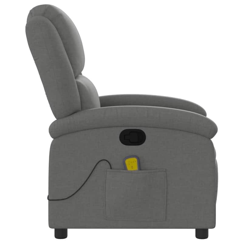 vidaXL Recliner Chair Wingback Reclining Push Armchair for Elderly Fabric - 34.1 x 28.0 x 39.2