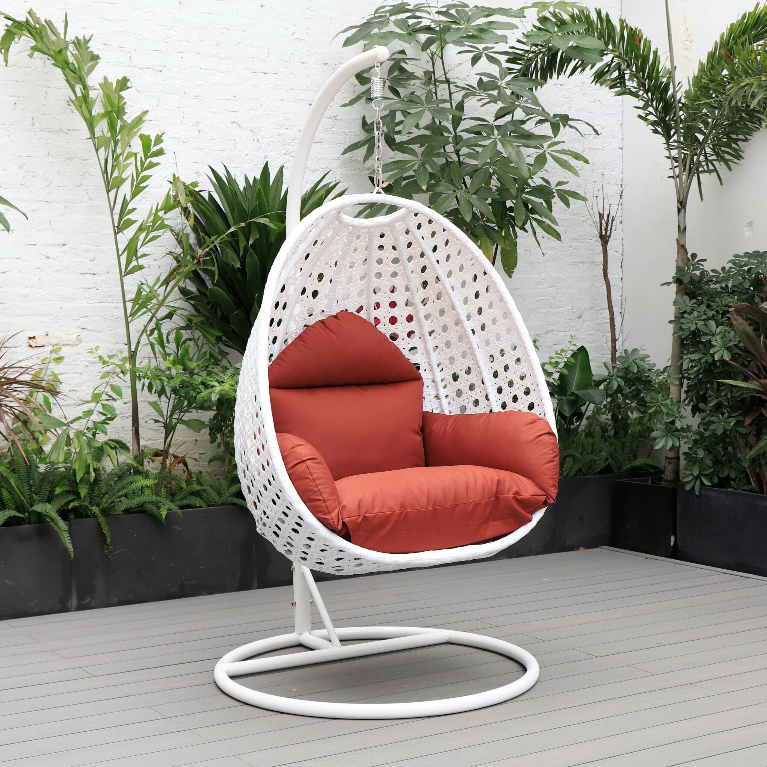 Egg swing sales chair white