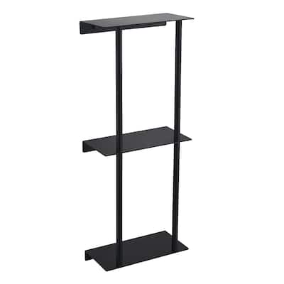 Wall Mounted Towel Rack with 3-Tier Shelf