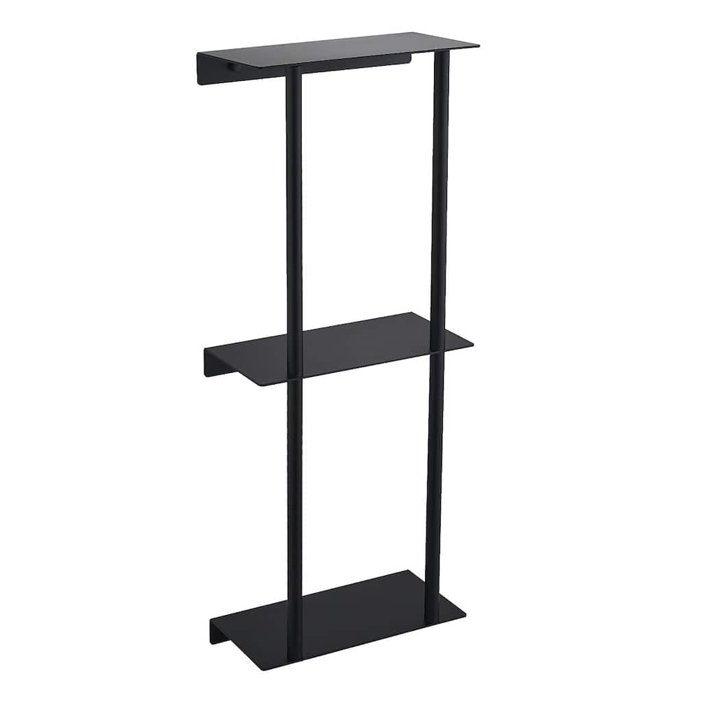 Wall Mounted Towel Rack with 3-Tier Shelf