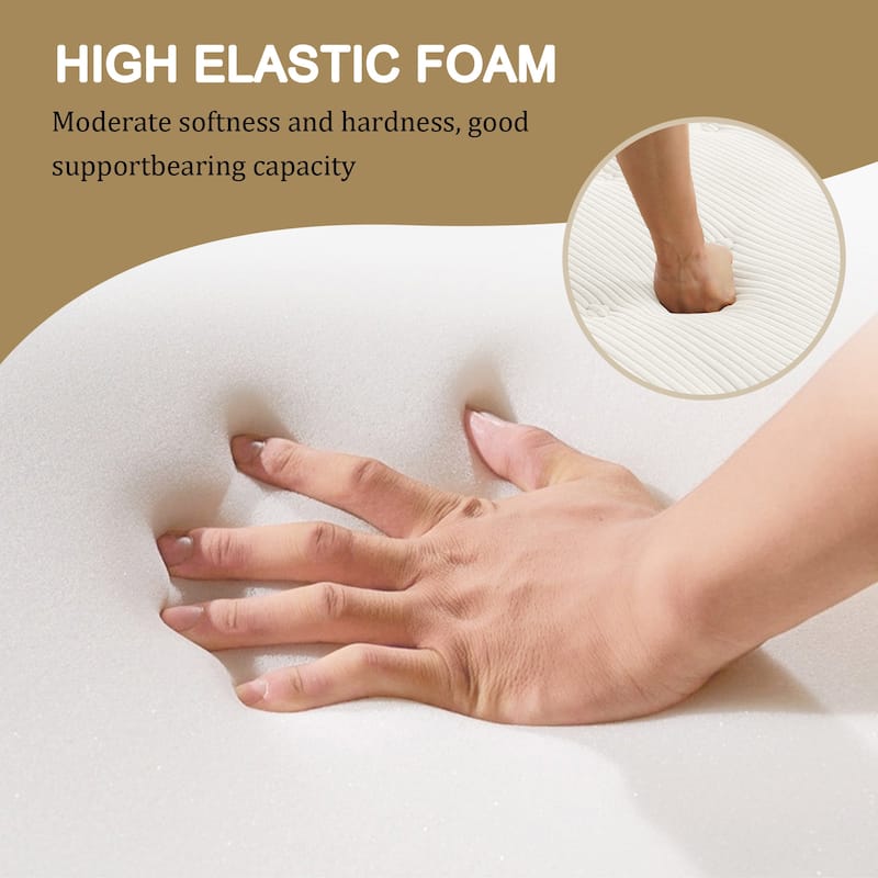 Corduroy Flip Top Dual-Use Storage Ottoman Coffee Table