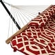 preview thumbnail 50 of 71, Sunnydaze Rope Hammock with 12-Foot Stand, Hammock Pad & Pillow