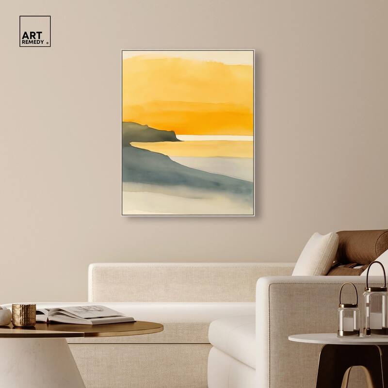 Dawn on the Waves Canvas by Art Remedy