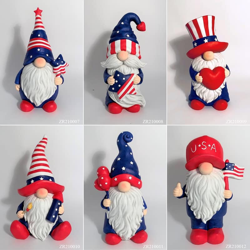 Magnesium Garden Gnome Holding Firework Rocket
