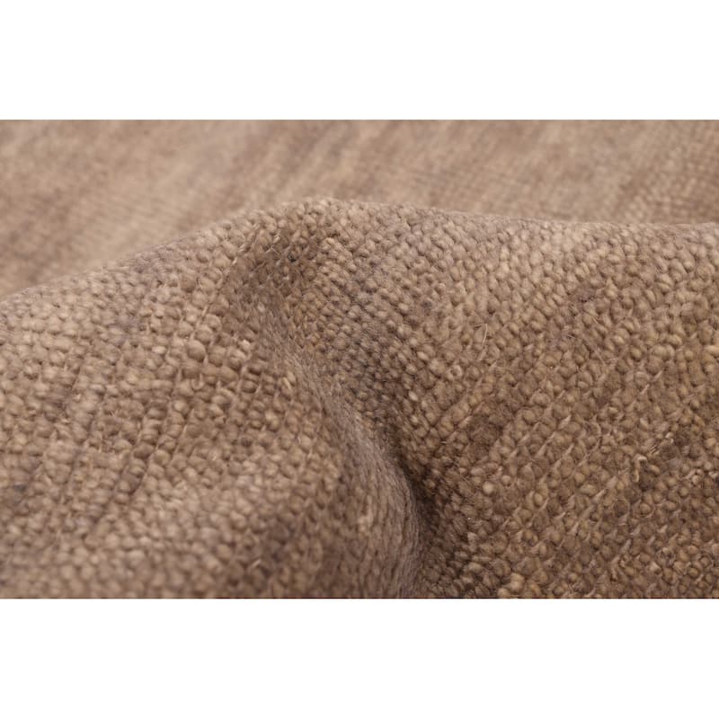 ECARPETGALLERY Hand-knotted Pak Finest Gabbeh Grey, Taupe Wool Rug - 9'4 x 11'10