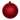 Vickerman 3" Red Pearl UV Drilled Ball Ornament, 12 per bag.