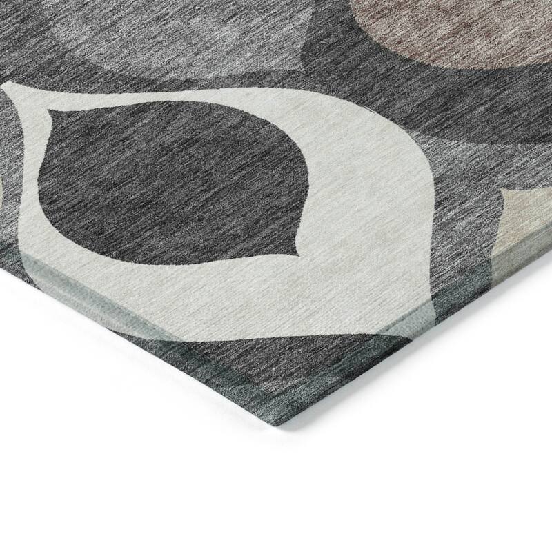 Machine Washable Indoor/ Outdoor Chantille Contemporary Geo Rug
