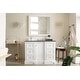 preview thumbnail 25 of 29, James Martin Vanities De Soto 48" Single Vanity, Bright White Cala Blue Quartz