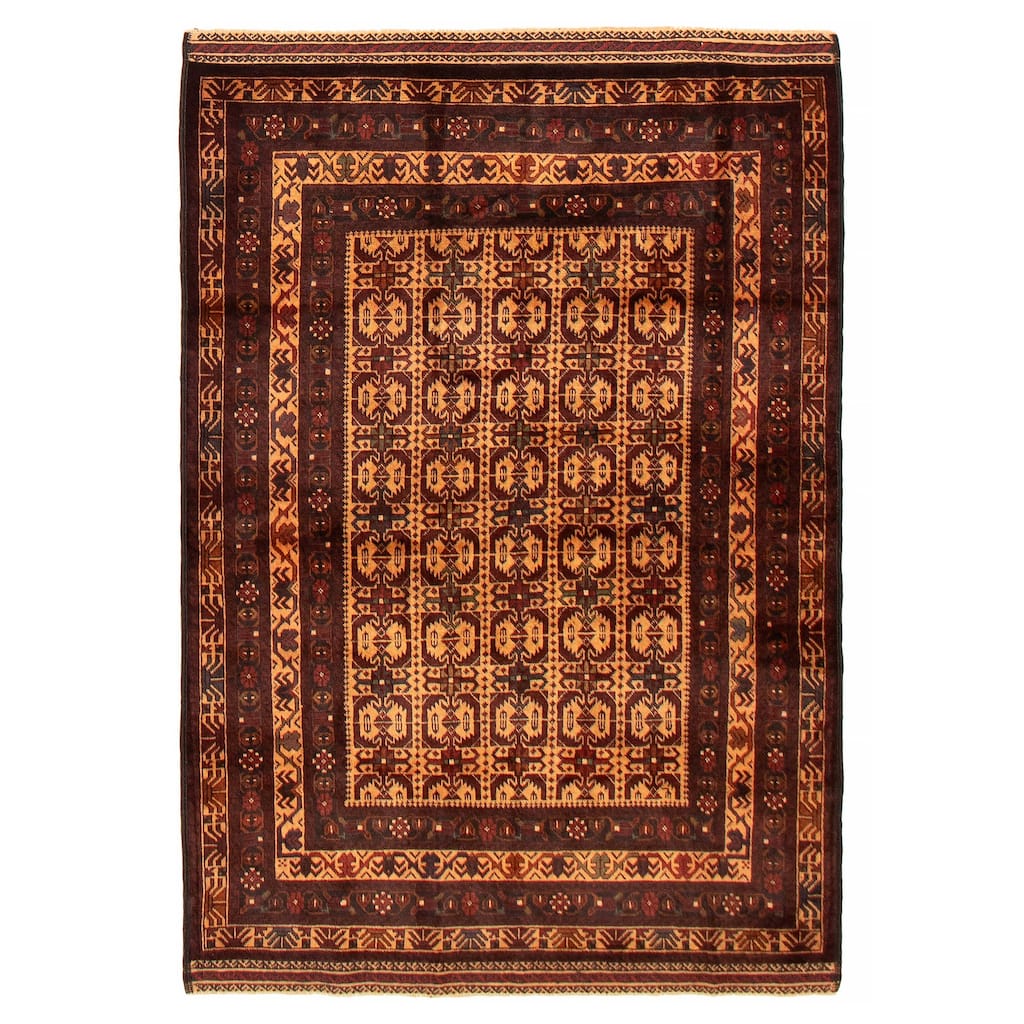 Teimani Beige Rug 4'3" x 6'3" - 4'3 x 6'3