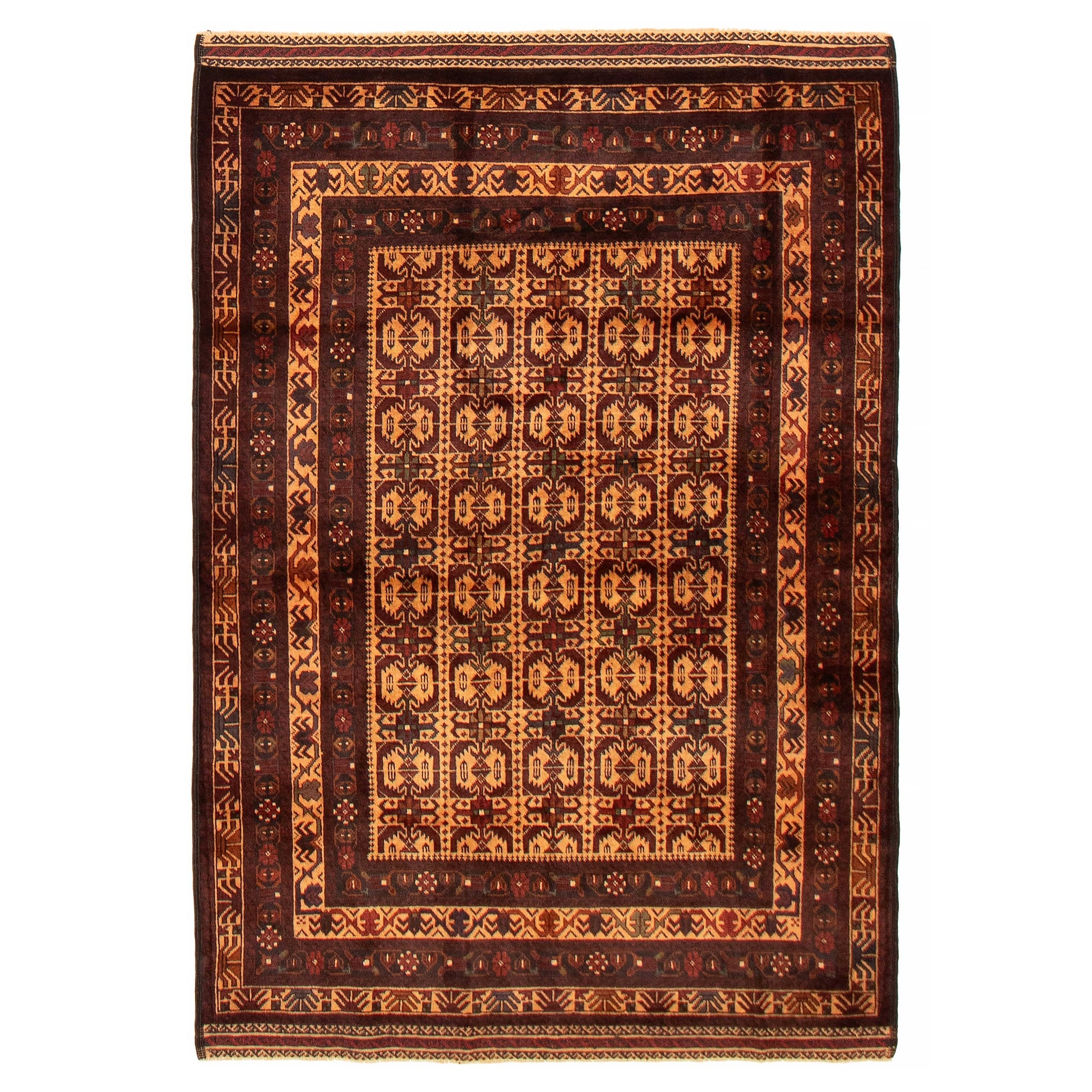 Teimani Beige Rug 4'3" x 6'3" - 4'3 x 6'3