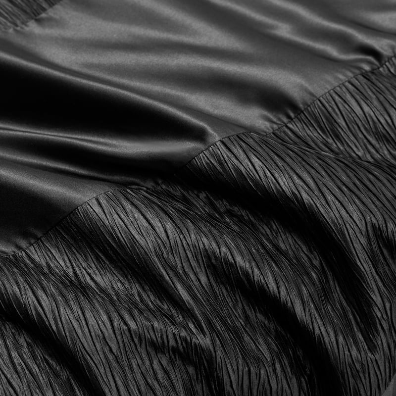 Juicy Couture Glam Night Black Stripe Comforter Bedding Set