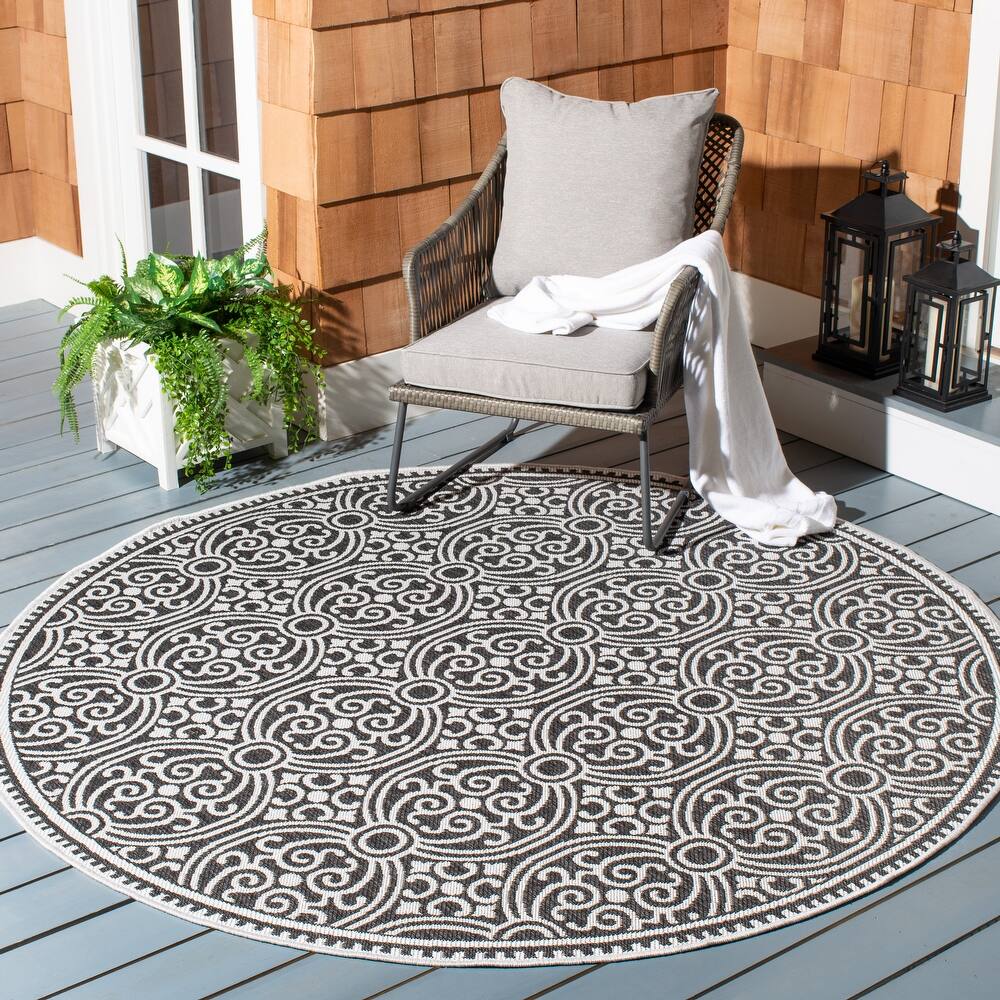 SAFAVIEH Beach House Guilene Indoor/ Outdoor Waterproof Patio Backyard Rug