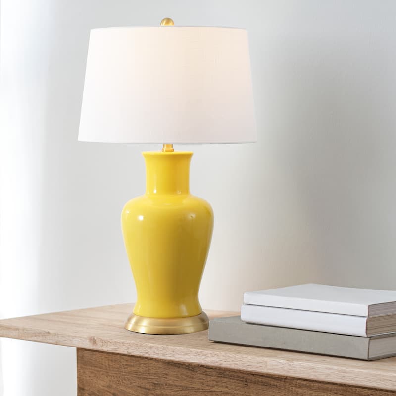 Julia 29" Ceramic LED Table Lamp, by JONATHAN Y
