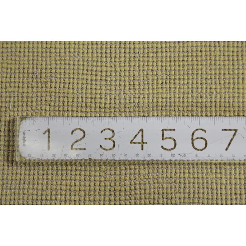 Hand Knotted Oriental 100% Wool Carpet Modern Solid Green Gabbeh Area Rug - 13' 11'' X 9' 10''