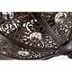 preview thumbnail 9 of 13, Milly Antique Bronze 52-Inch 5-Blade Flower Pattern Metal/Crystal Lighted Ceiling Fan