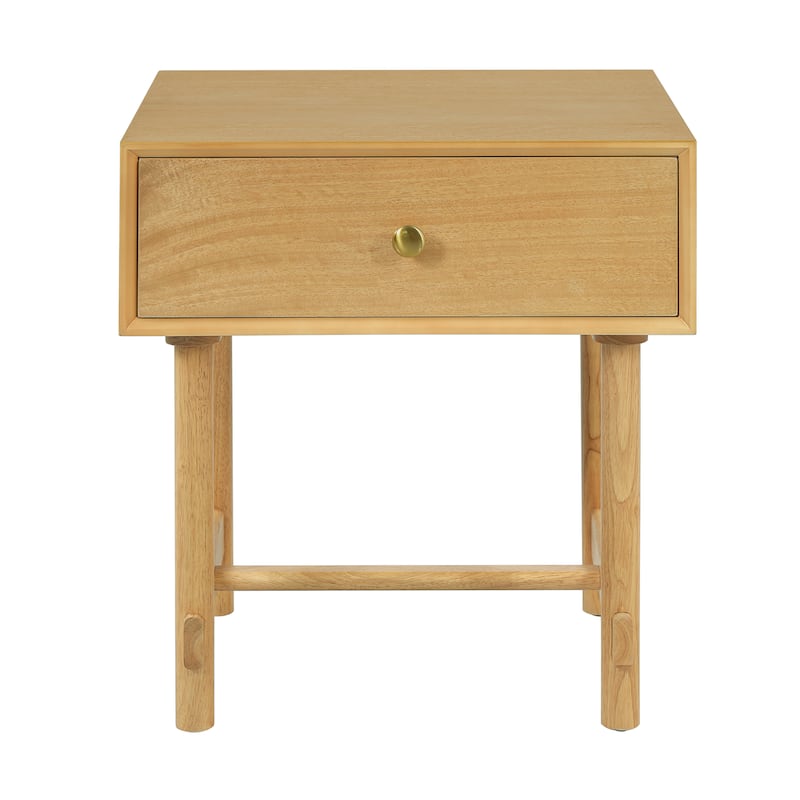 Christopher Knight Home - Mid-Century Mordern Wooden Nightstand with Single Storage Drawer