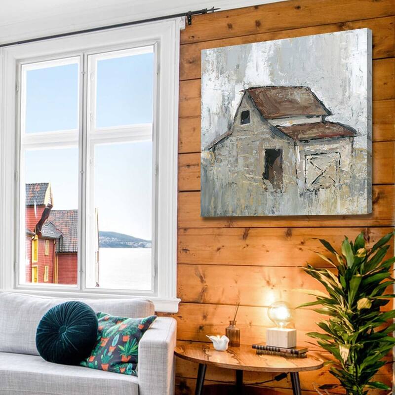 "Barn at Midday" by Carol Robinson Print on Canvas