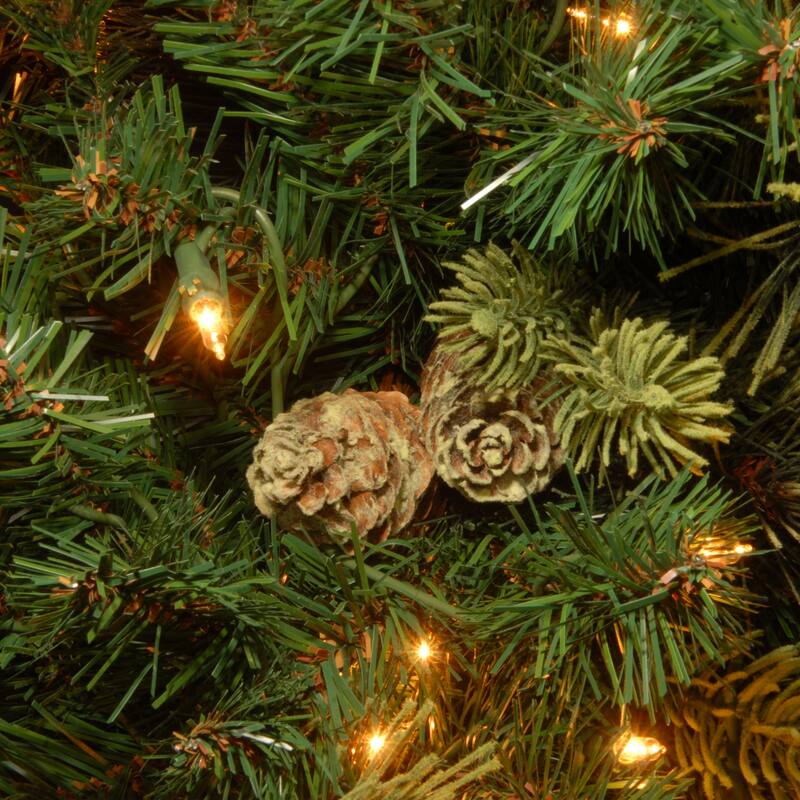 National Tree Company 7.5 ft. Pre-Lit Carolina Pine Christmas Tree - 7.5 Foot