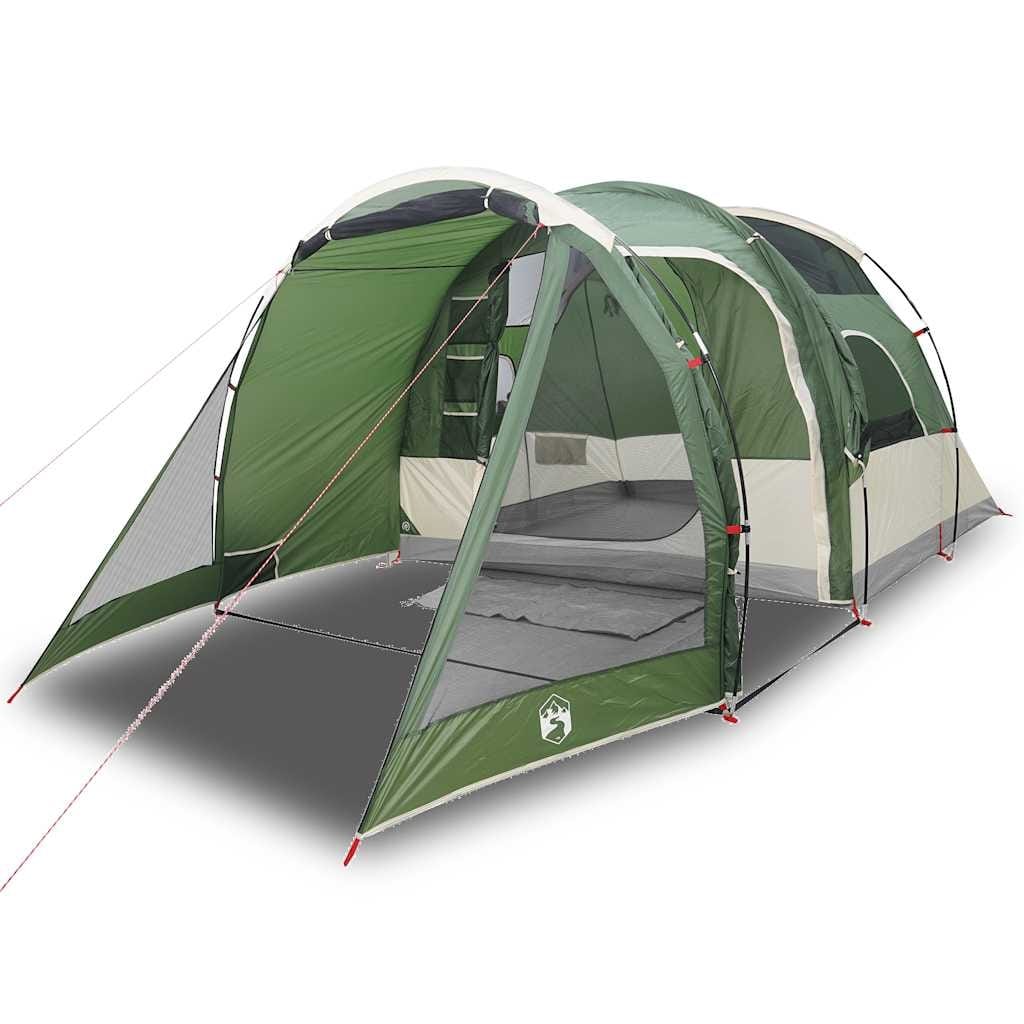 vidaXL Camping Tent Tunnel 4-Person Green Waterproof - Overstock