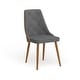 preview thumbnail 1 of 23, Carson Carrington Arvika Mid-century Modern Walnut Wood Dining Chair - N/A Grey
