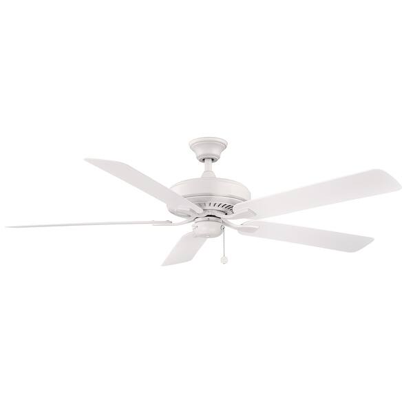 slide 2 of 7, Fanimation Edgewood 60 inch Indoor/Outdoor Ceiling Fan - Matte White with Matte White Blades