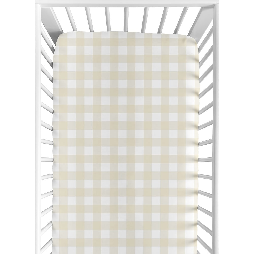 Buffalo plaid crib on sale bedding