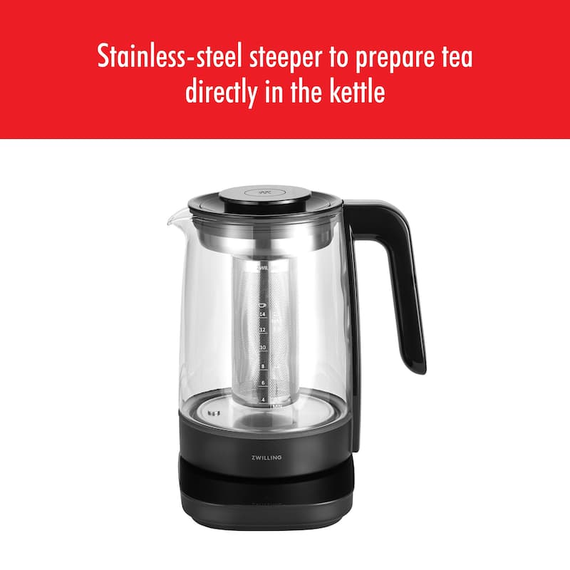 ZWILLING Enfinigy Glass Electric Kettle - 1.7-l