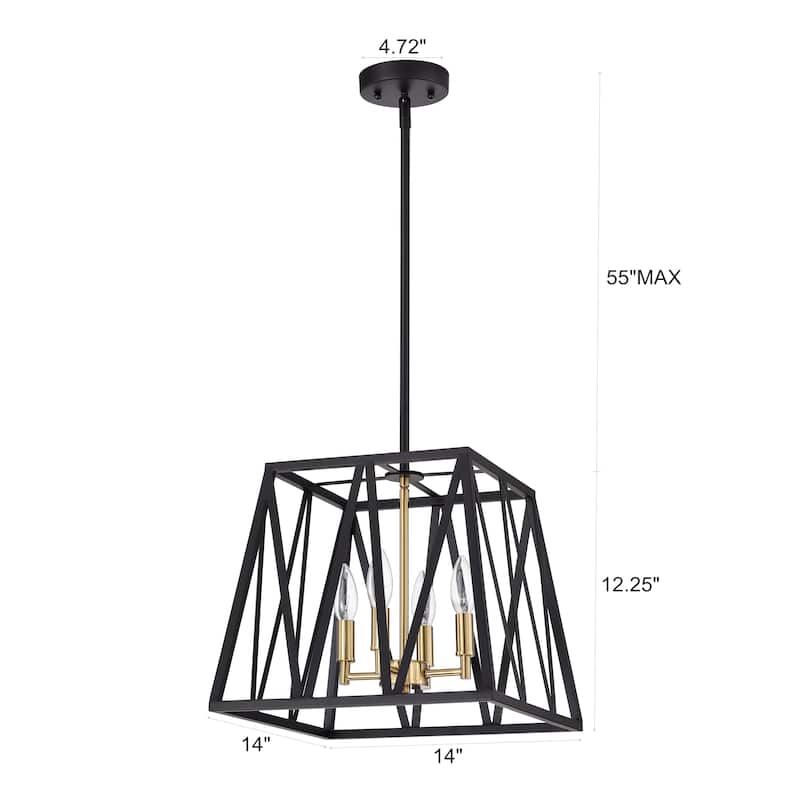 4-light Hanging Pendant