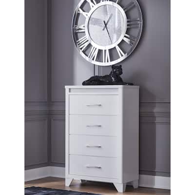 Signature Design by Ashley Stenluxe White Chest of Drawers