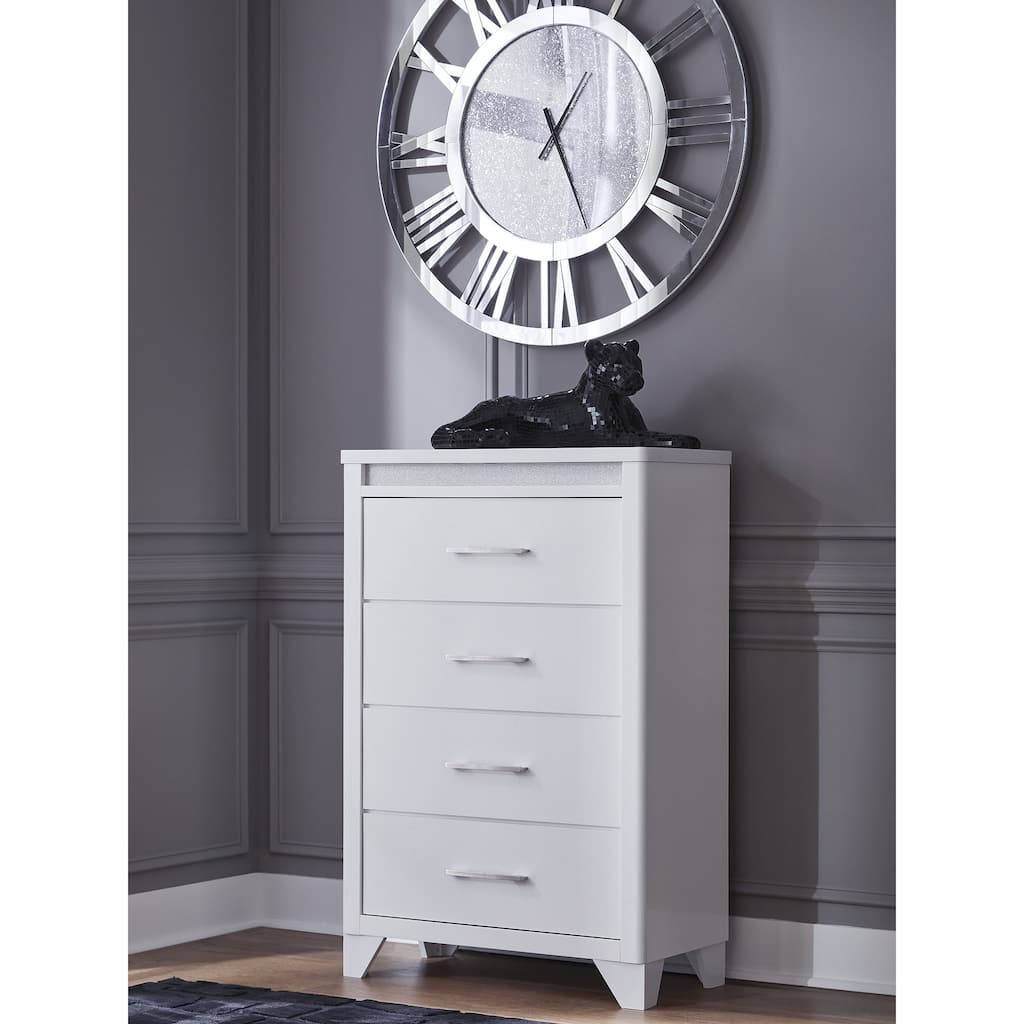 Signature Design by Ashley Stenluxe White Chest of Drawers