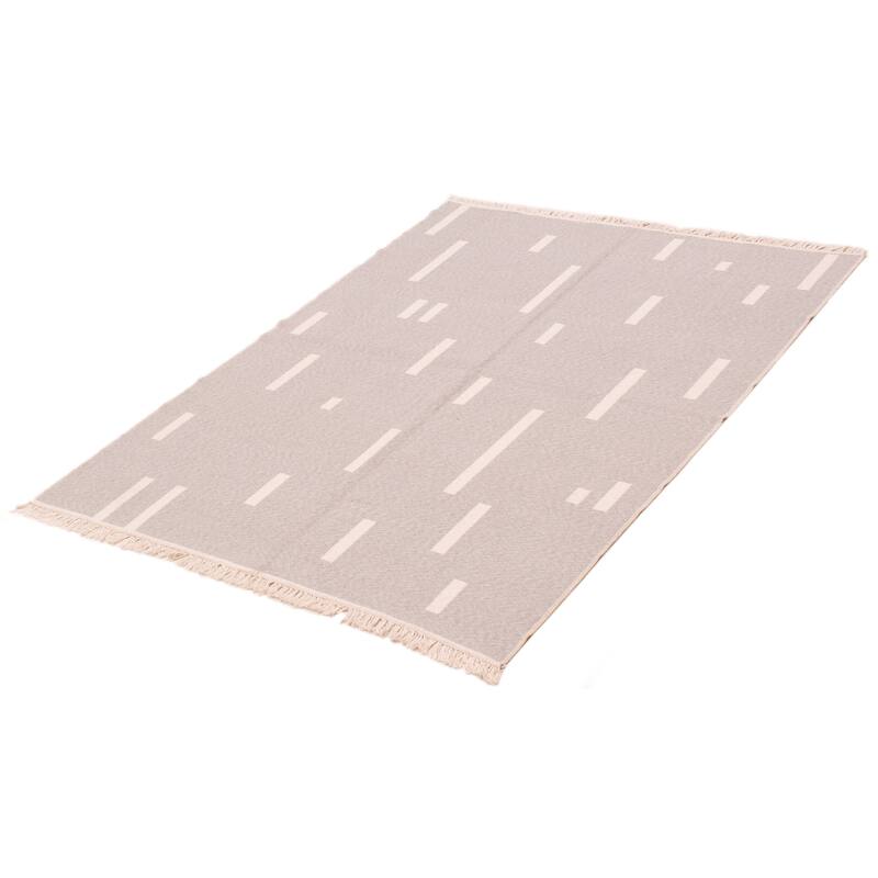 ECARPETGALLERY Flat-Weave Ankara III White Kilim