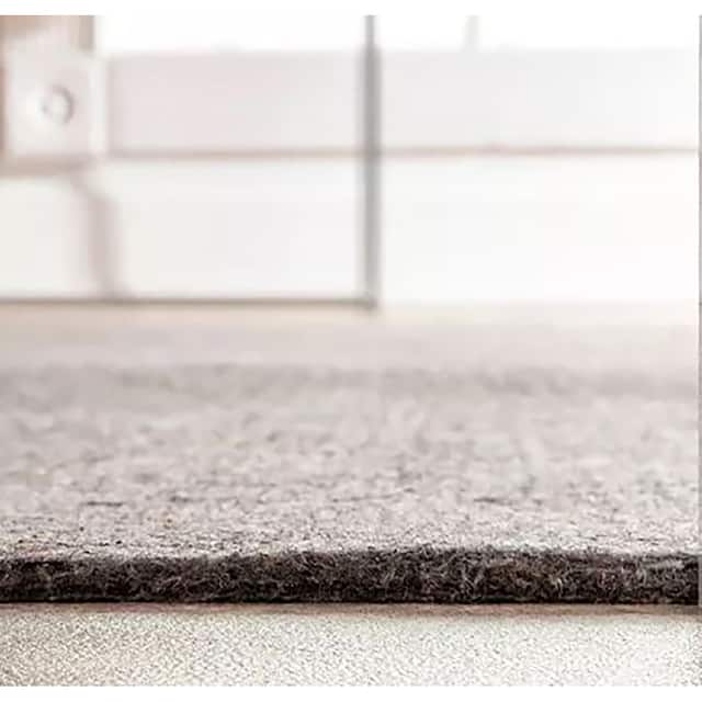 1/3" Thick Premium Non-slip Reduce Noise Carpet Mat - Grey