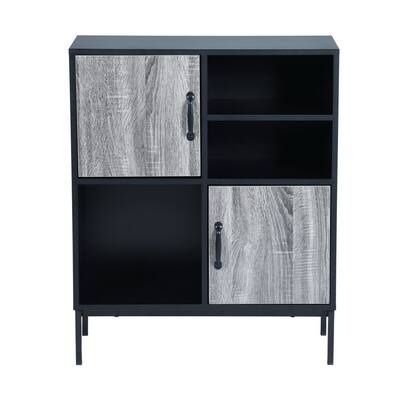 Storage Cabinet, Bookcase with 2 doors - 28*11.8*33.9