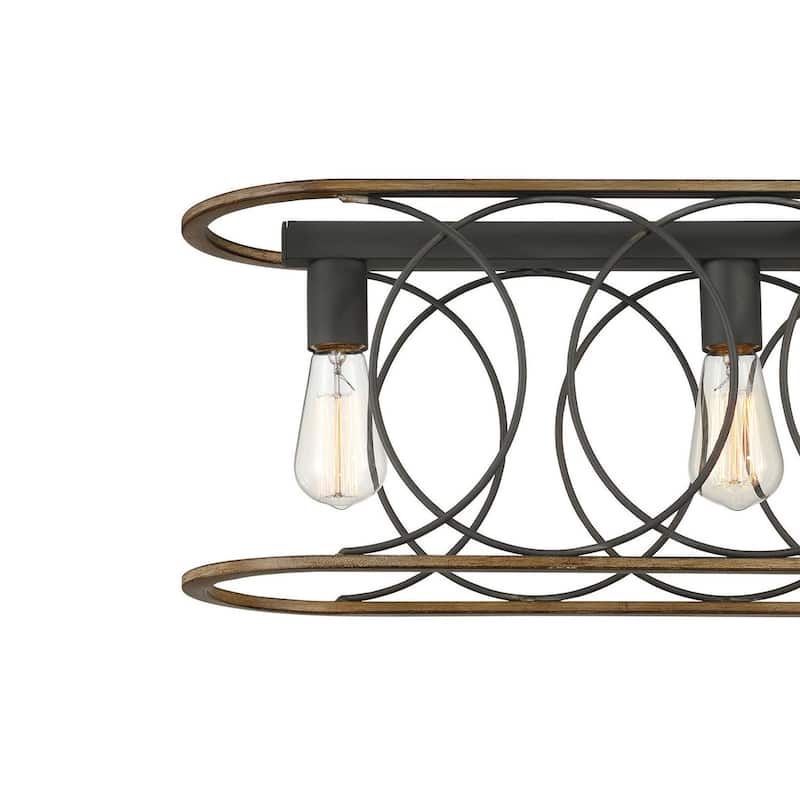Acroma 5 - Light Kitchen Island Square / Rectangle Chandelier