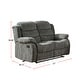 preview thumbnail 3 of 6, 2 Piece Chenille Upholstered Reclining Sofa Set in Gray