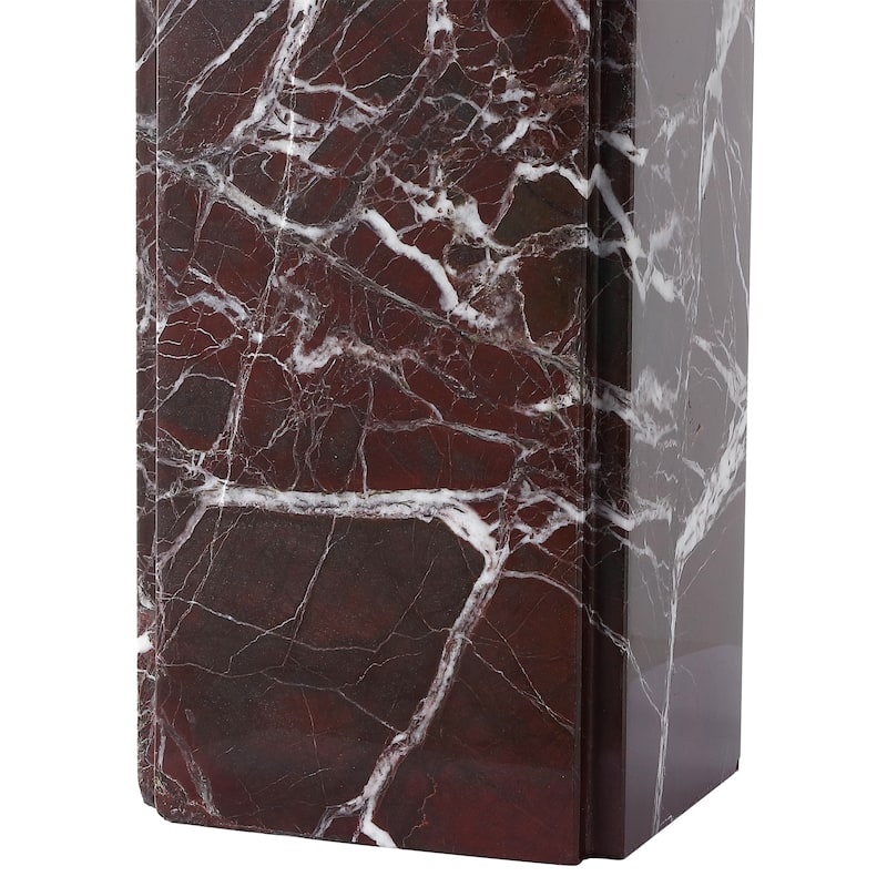 SAFAVIEH Couture Mackenzie Square Marble Table Lamp - 16"W x 16"D x 25"H