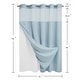 preview thumbnail 113 of 111, No Hook Waffle Weave Shower Curtain with Snap-in Liner