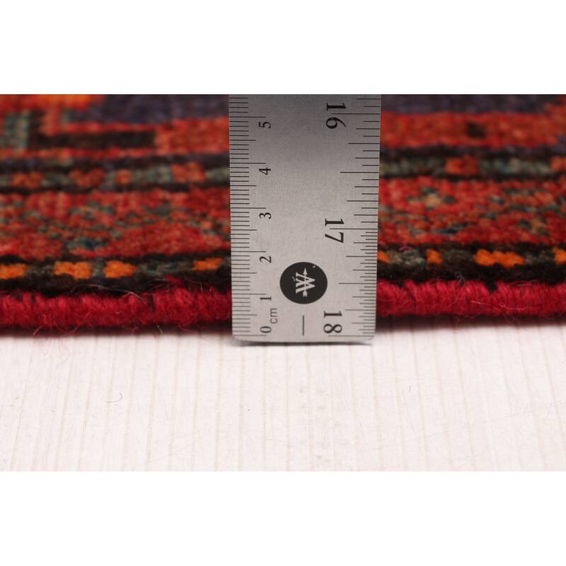 ECARPETGALLERY Hand-knotted Andelz Red Wool Rug - 4'3 x 7'3