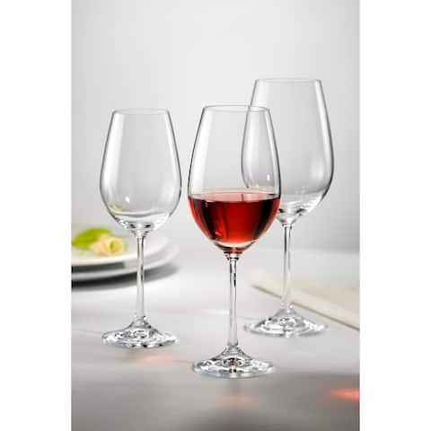 Red Vanilla Viola All-purpose Wine Glasses (Set of 6)
