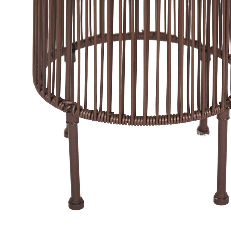 2 Pack Outdoor Patio Rattan Solar Light