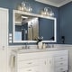 preview thumbnail 93 of 151, Modern Vanity Lights Dimmable Bathroom Light Fixtures with Glass Shade