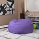 preview thumbnail 24 of 53, Oversized Refillable Bean Bag Chair for Kids and Adults Purple