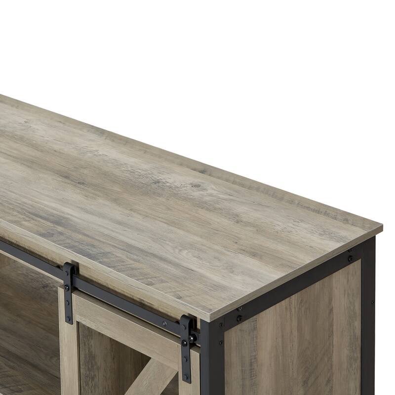 Anmytek 80 Gallon Heavy Duty Metal Aquarium Stand with Cabinet for Fish Tank Accessories Storage