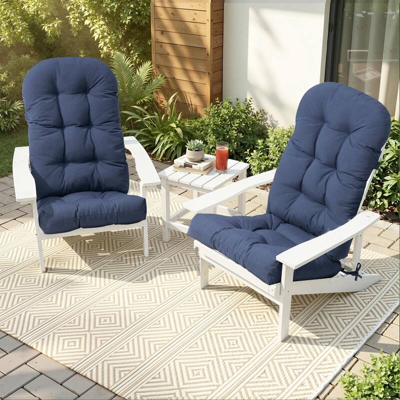 Outdoor Adirondack Chair Cushion Rocking Chair Cushions Thickened Patio Chair Pad with Sunbrella