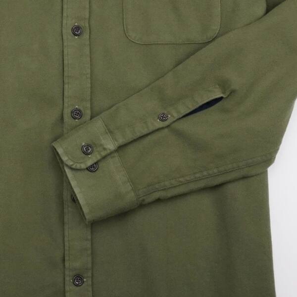 Shop Land S End Trad Fit Soft Flannel Button Front Casual Shirt